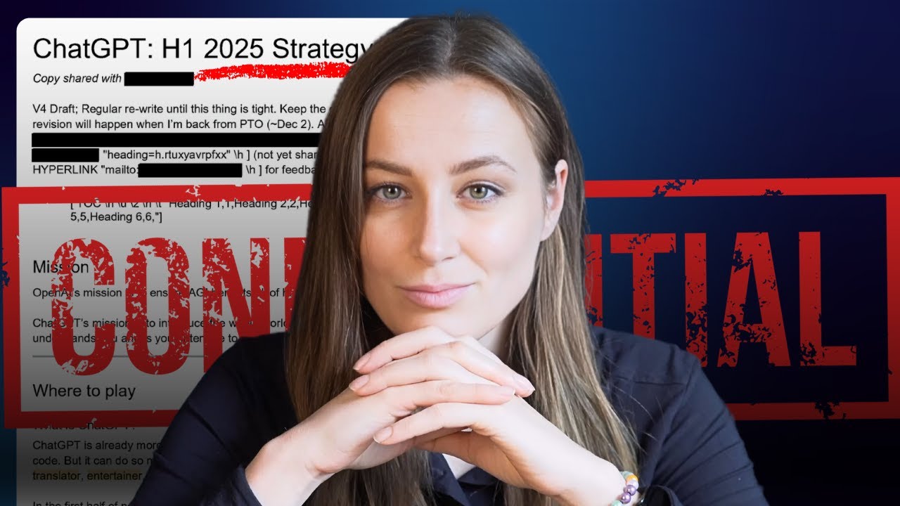 Leaked ChatGPT Strategy Document & Data Nightmare